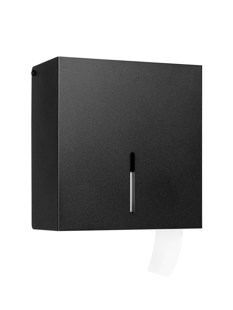 Black XL Toilet Paper Dispenser LAMARRO