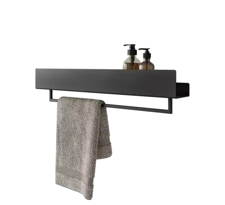 Black VASCA Bathroom Shelf