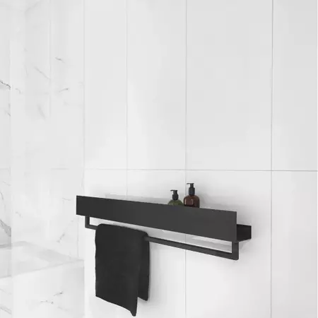 Black VASCA Bathroom Shelf