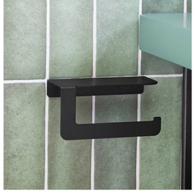 Black DIARA Toilet Paper Holder