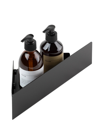 Black ROSH Corner Shower Shelf