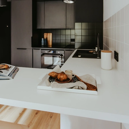 White BRESCIA - Gripped Kitchen Tray